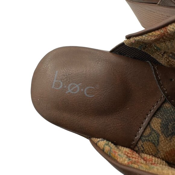 BOC Born Concept Women’s size 10M brown lightweight manmade leather slip on clog - Picture 5 of 10